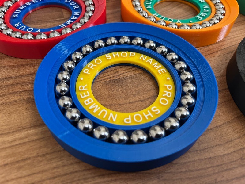 Bowling Ball Rotating Cup Stand 2.0  -  Personalized