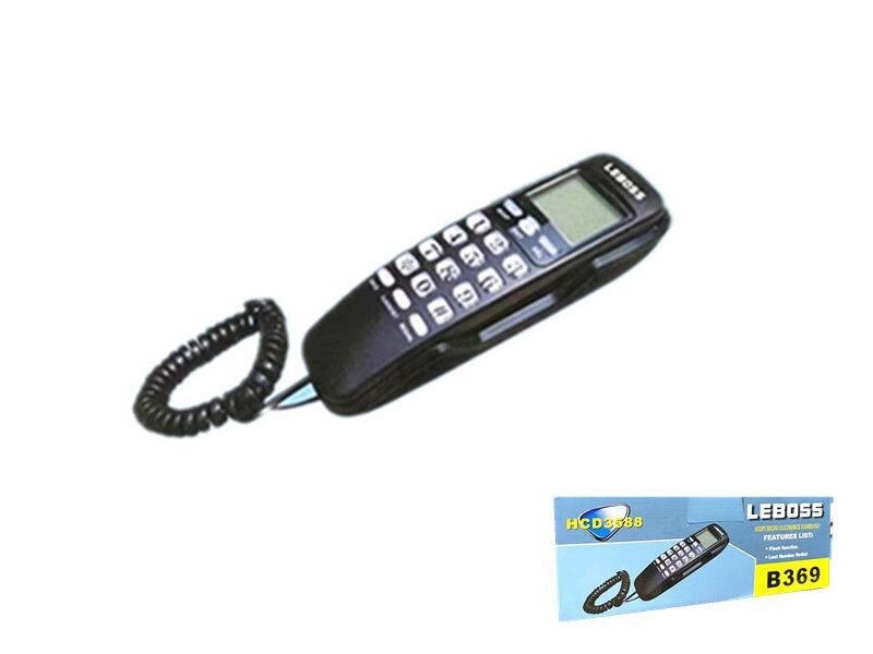 Telefono Fisso Leboss B369 Con Filo Casa Ufficio Display luc