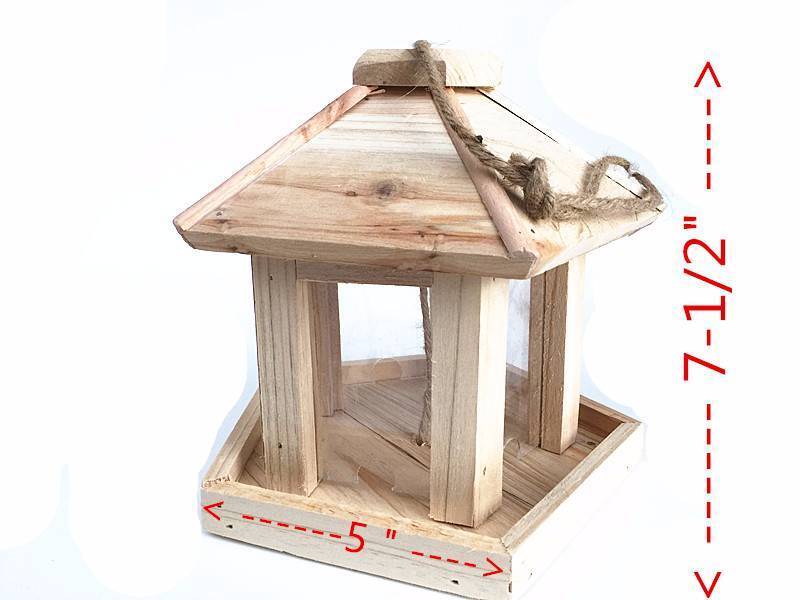 1 Pcs Wooden Bird Feeder Brand New Ebay