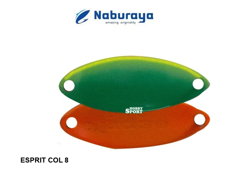 NABURAYA SPOON ESPRIT 2,1 GR  COL. 8 SAZANAMI TROUT AREA SPINNING JAPAN