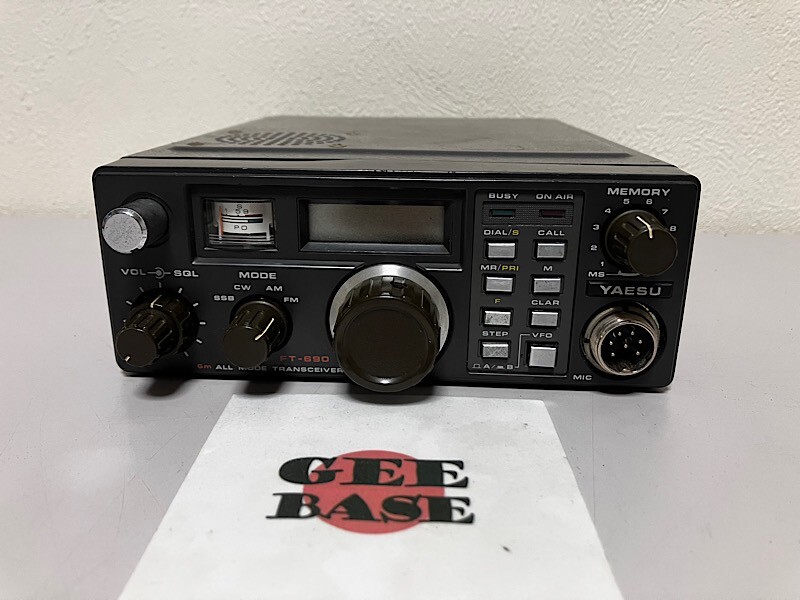 YAESU FT-690mkⅡ FL-6020 MH-10E8 MH-1B8 YAESU FT-690mkⅡ FL-6020 MH-10E8 MH-1B8（MH-48 DTMF Speaker
