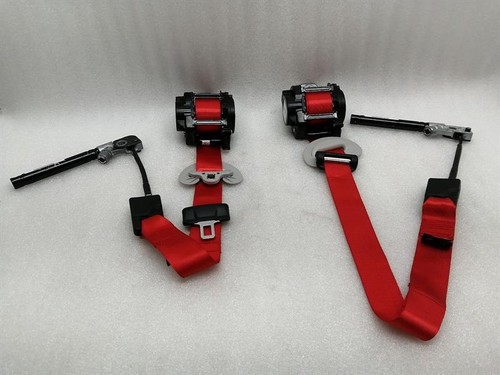 TESLA MODEL 3 Front seatbelt SET RED 1105821-C1-H Sicherheitsgurt Gurt Vorne