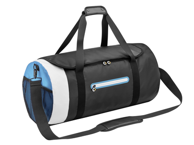 B67993625 Original smart Reisetasche, schwarz / weiß / cyanblau 