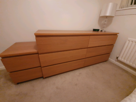 Round Bedside Coffee Table W Rubber Wood Legs Photo 1 Round Bedside Table