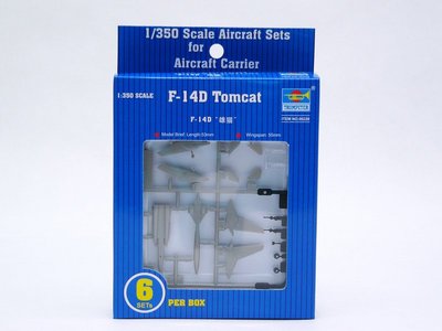 Trumpeter 06220 1/350 Scale F-14D Tomcat Assembly Aircraft Model Kits 