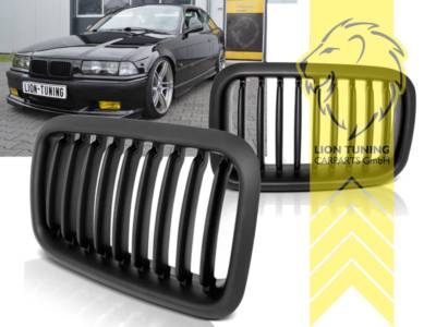 Front Kuhlergrills Bmw 3er 6 Coupe Cabrio Kuhlergrill Sportgrill Set Schwarz Bj 96 99 Facelift Auto Motorrad Teile