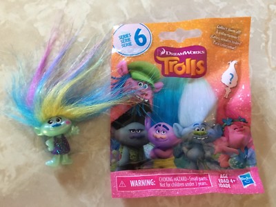 Trolls Series 6 Blind Bag HARPER PAINT Painter Glitter Figure Doll New Sealed!!