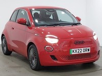 2022 Fiat 500 70kW Red 24kWh 3dr Auto HATCHBACK ELECTRIC Automatic
