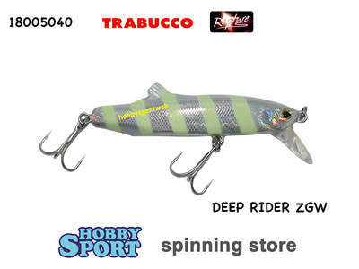 RAPTURE DEEP RIDER 90 MM COLORE ZGW SILVER FLUO SPINNING SUPER SINKING 18005040