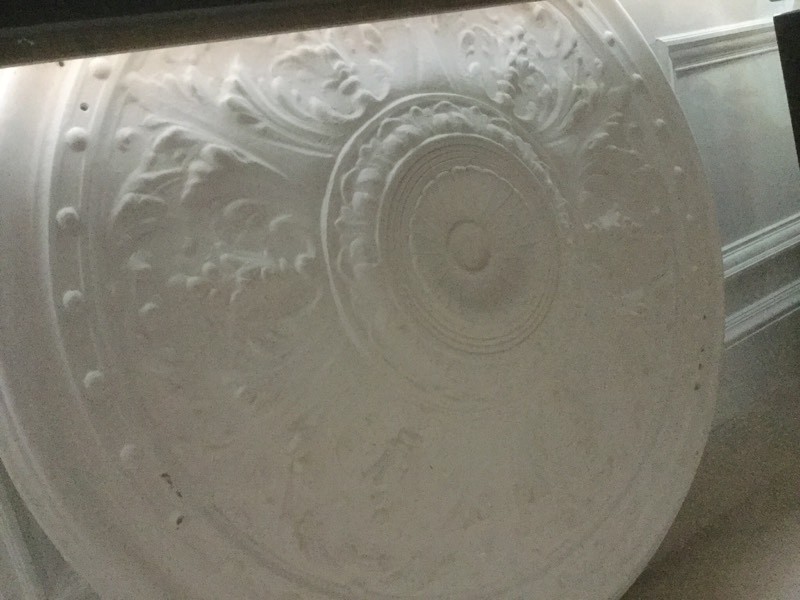 Large Ceiling Rose Heavy Plaster In Lesmahagow South