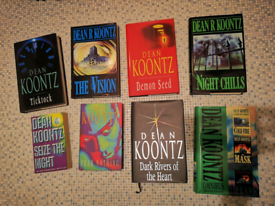 image for Dean Koontz Books Hard Back thriller novels