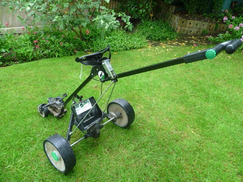 Hill Billy Electric Golf Trolley / Cart cw Batt & Charger in Northallerton, North Yorkshire