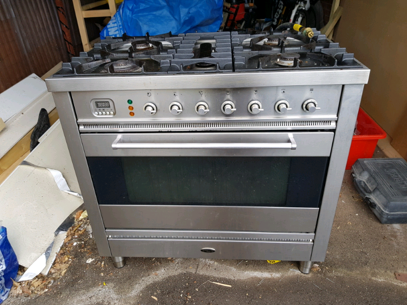 Britannia range cooker dual fuel 90cm stainless steel in Bournemouth