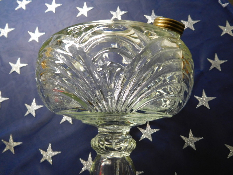 Aladdin Kerosene Lamp BELL STEM Washington Drape