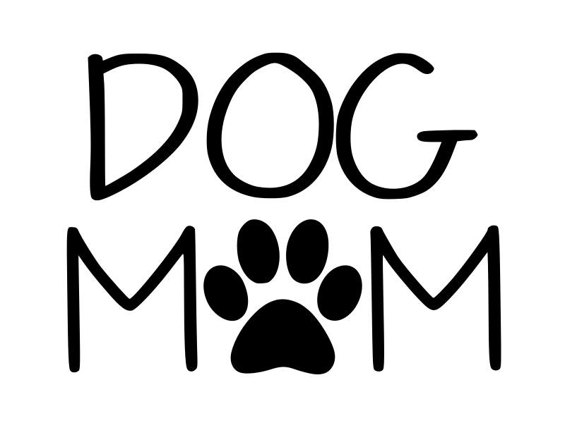 DOG MOM PUPPY PUPPIES Vinyl Decal Car Truck Wall Sticker CHOOSE SIZE COLOR
