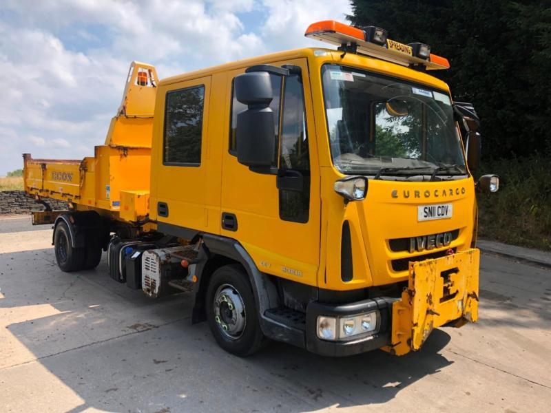 2011 11 Iveco Eurocargo 80E180 crew cab dropside tipper in Halifax