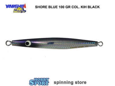 SHORE BLUE 100 GR VERTICAL JIG  YAMASHITA-MARIA  COL KIH BLACK SMOKE 379648