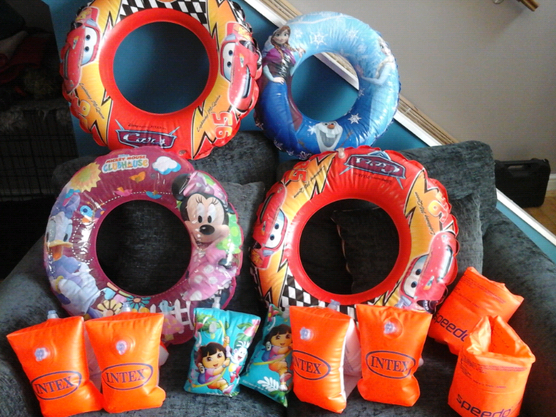 INFLATABLE SWIMMING ARM BANDS / RINGS in Stanley, County Durham Gumtree