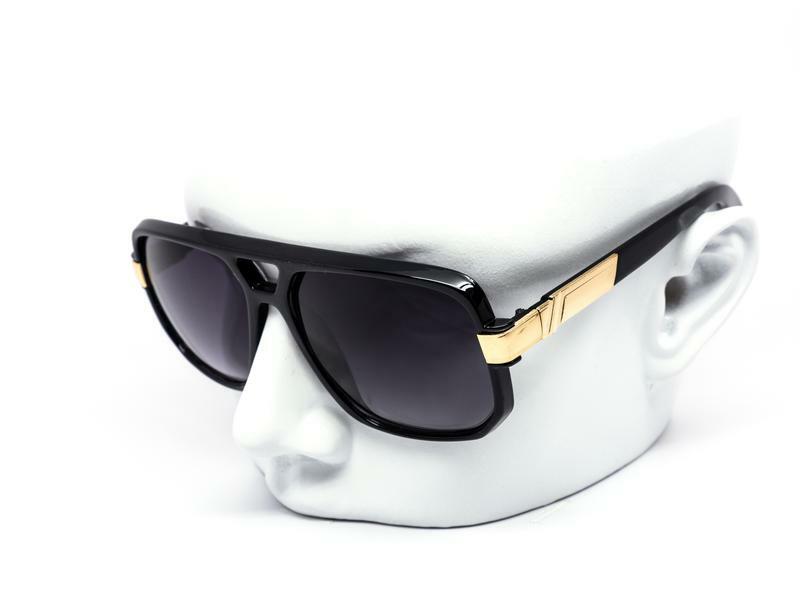 MAN SUNGLASSES GAZELLE SQUARE SPORT OVERSIZED RUN DMC HIP HOP RETRO DESIGNER NEW