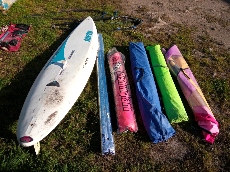 Windsurf Kit Board and Sails in Penzance, Cornwall Gumtree