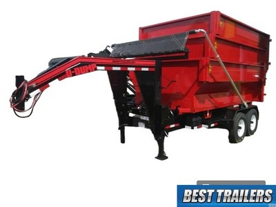 2024 U dump gooseneck roll off package w cans 1 trailer 3 dumpster New 12 yard