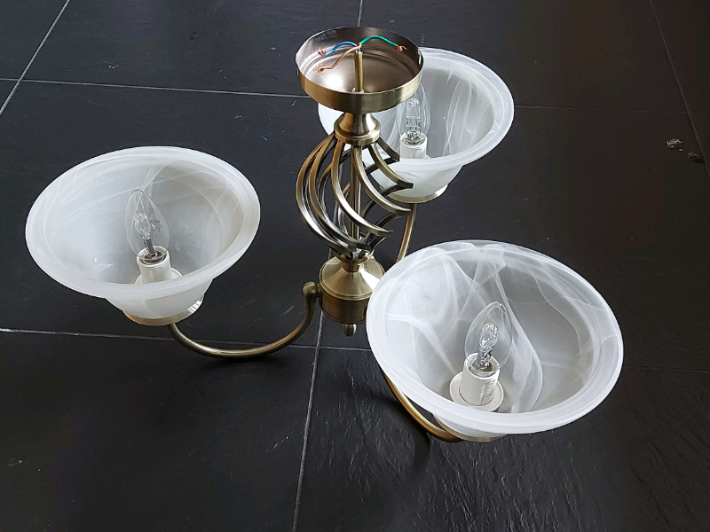 Brass antique light fitting. Excellent condition. Used. in Banbridge