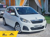 2014 Peugeot 108 1.0 VTi Active Euro 5 3dr Euro 5 HATCHBACK Petrol Manual