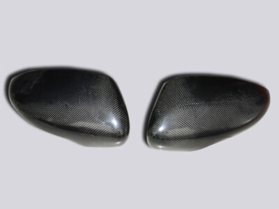 AS For VW Volkswagen Scirocco 2010 Side Rear View Mirror Cover Carbon Fiber