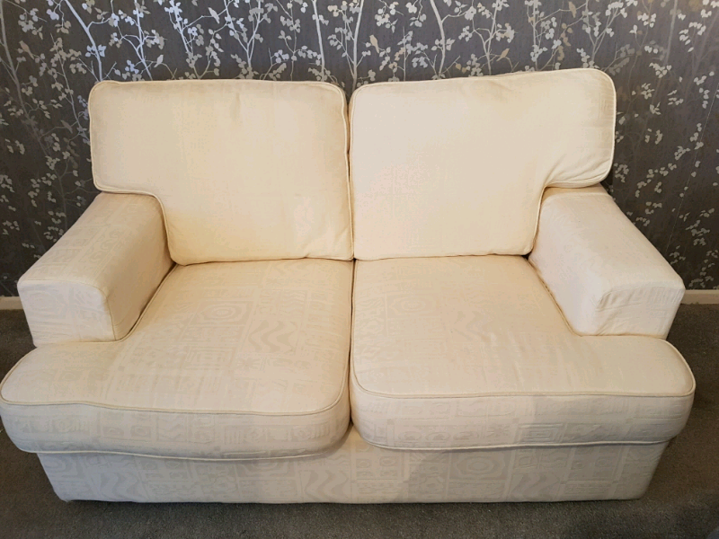2 seater cream sofa in Poole, Dorset Gumtree