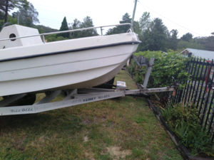 boat unregistered trailer
