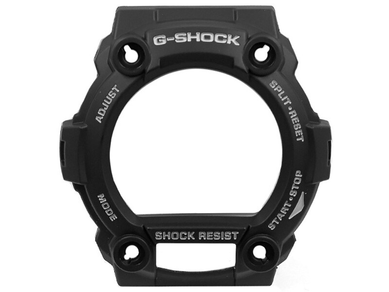 Bezel (Lunette) De Remplacement Pour Montre Casio GBD-200 — Résine Noire — Neuf Avec étiquettes — Compatible GBD-200-1 Etc.