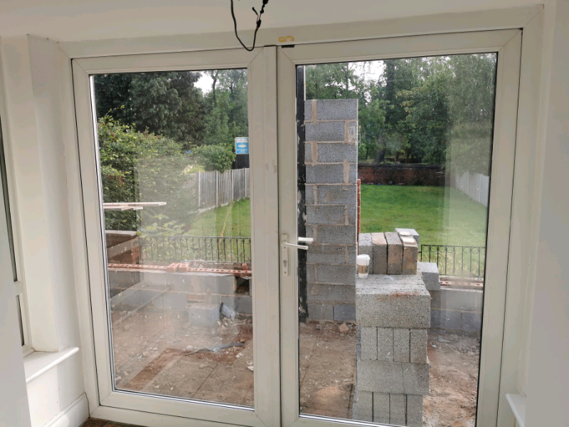 French Doors With Two Side Windows Two Pvc Windows Xp In Wollaton Nottinghamshire Gumtree