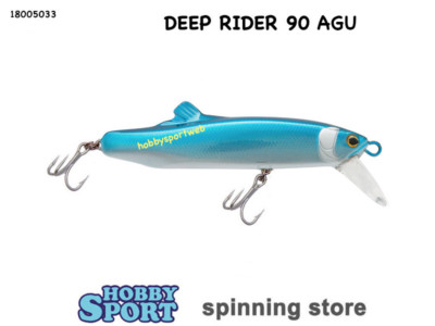 RAPTURE DEEP RIDER 90 MM COLORE AGU BLUE SILVER SPINNING SUPER SINKING 18005033