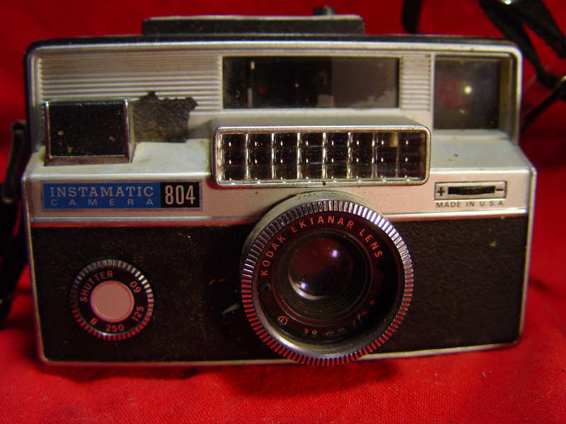Kodak Instamatic Lot - 4 cameras & aux lens