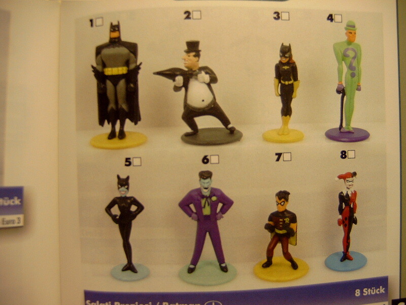 (86) Top!! Komplettsatz Batman Von Salati Preziosi