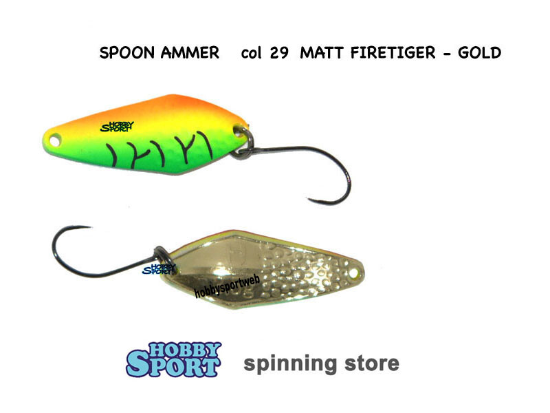 AMMER SPOON 1,5 GR COL 29 FIRETIGER ARHKAMC29 ONDULANTE HERAKLES AREA TROUT