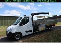 2018 Vauxhall Movano 2.3 CDTi 3500 BiTurbo L3 Dropside With Crane RWD Euro 6 (13