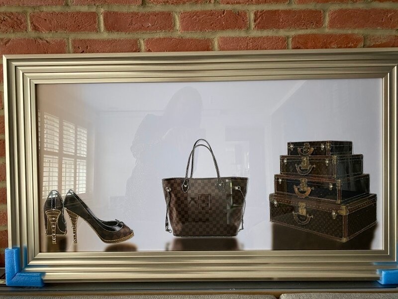 LV Louis Vuitton Style Framed Picture in Brighton, East