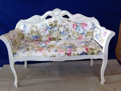 DORMOUSE PANCHETTA DIVANETTO DECAPE' PATINATO INGRESSO CAMERA DA LETTO