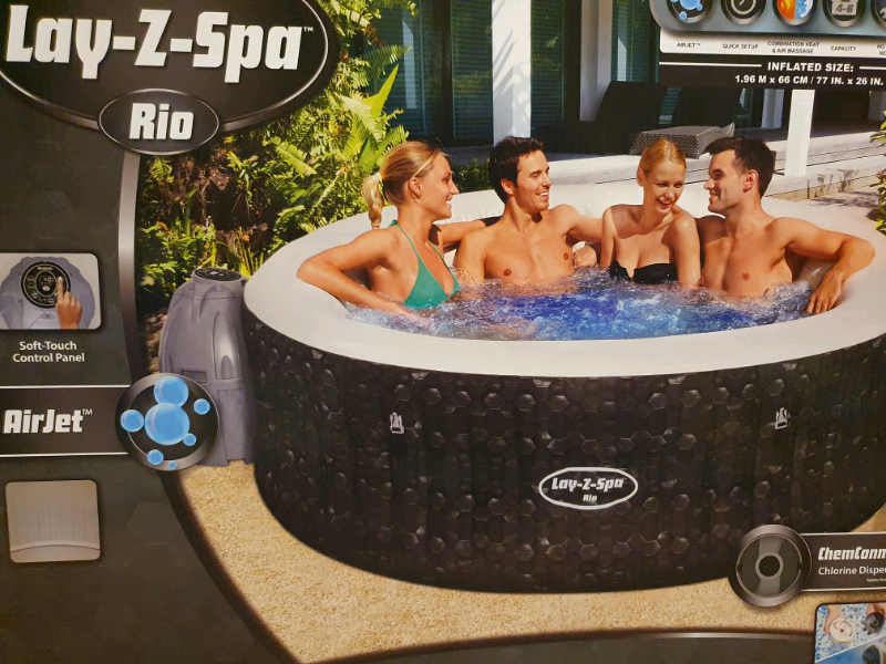 Lay Z Spa Rio 4 6 Person Hot Tub In Newcastle Under Lyme Lay Z Spa Rio 4 6 Person Hot Tub In Newcastle Under Lyme