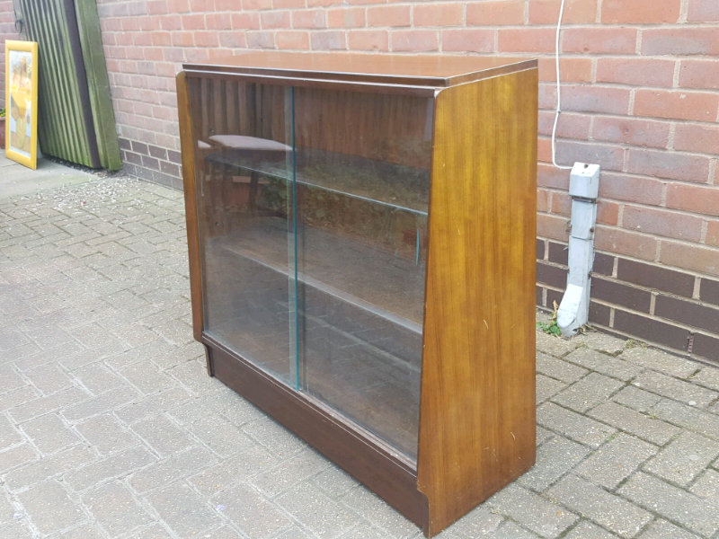 Vintage 1958 g plan display bookcase dark teak furniture in