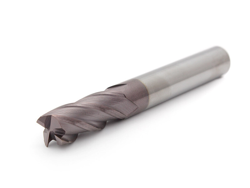 VHM Fräser 6mm mit 4 Schneiden und TiAlN Beschichtung