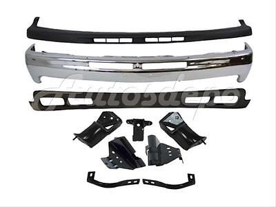 For 1999-2002 SILVERADO 1500 STD/EXT CAB FRONT CHR BUMPER BRACKETS BRACE 8P