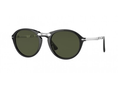 PERSOL PERSOL SUNGLASSES PO3274S 95/31 BLACK GREEN MAN WOMAN