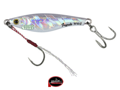 MOLIX JUGULO WIDE 60 GR COLORE SW26 CRAZY WHITE CON ASSIST HOOK  SPINNING MARE