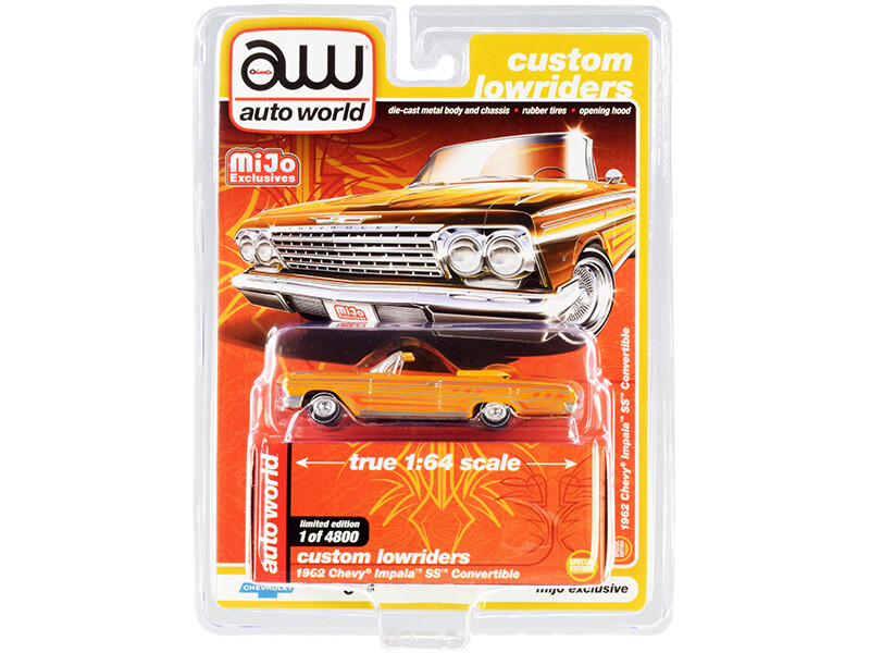 Auto World 1/64 Custom Lowriders 1962 Chevrolet Impala SS Auto World 1/64 Custom Lowriders 1962 Chevrolet Impala SS