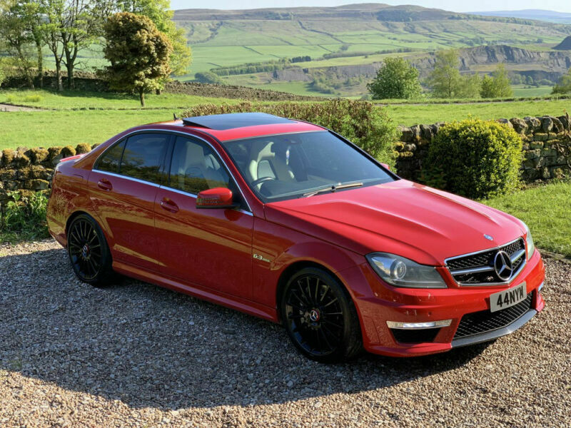 2012 Mercedes C63 Amg Melbourne Red Two Tone Interior Mercedes Service History In Skipton North Yorkshire Gumtree