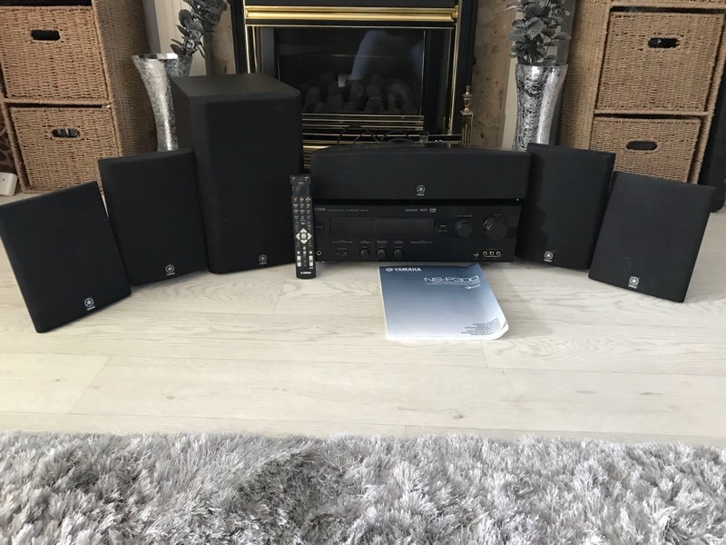 Yamaha Dolby Digital & DTS Home Cinema Amp & Speakers in Drayton