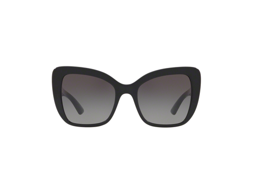 Pre-owned Dolce & Gabbana Sunglasses  Dg4348 501/8g Black Grey Gradient In Gray