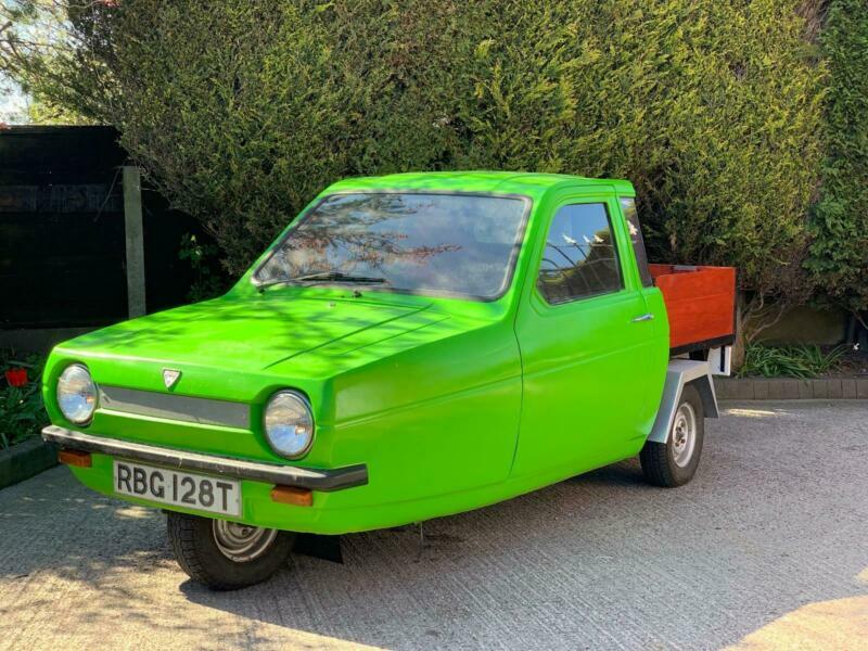 1978 FULLY CONVERTED ELECTRIC ROBIN RELIANT TIPPER + ADVERTISING